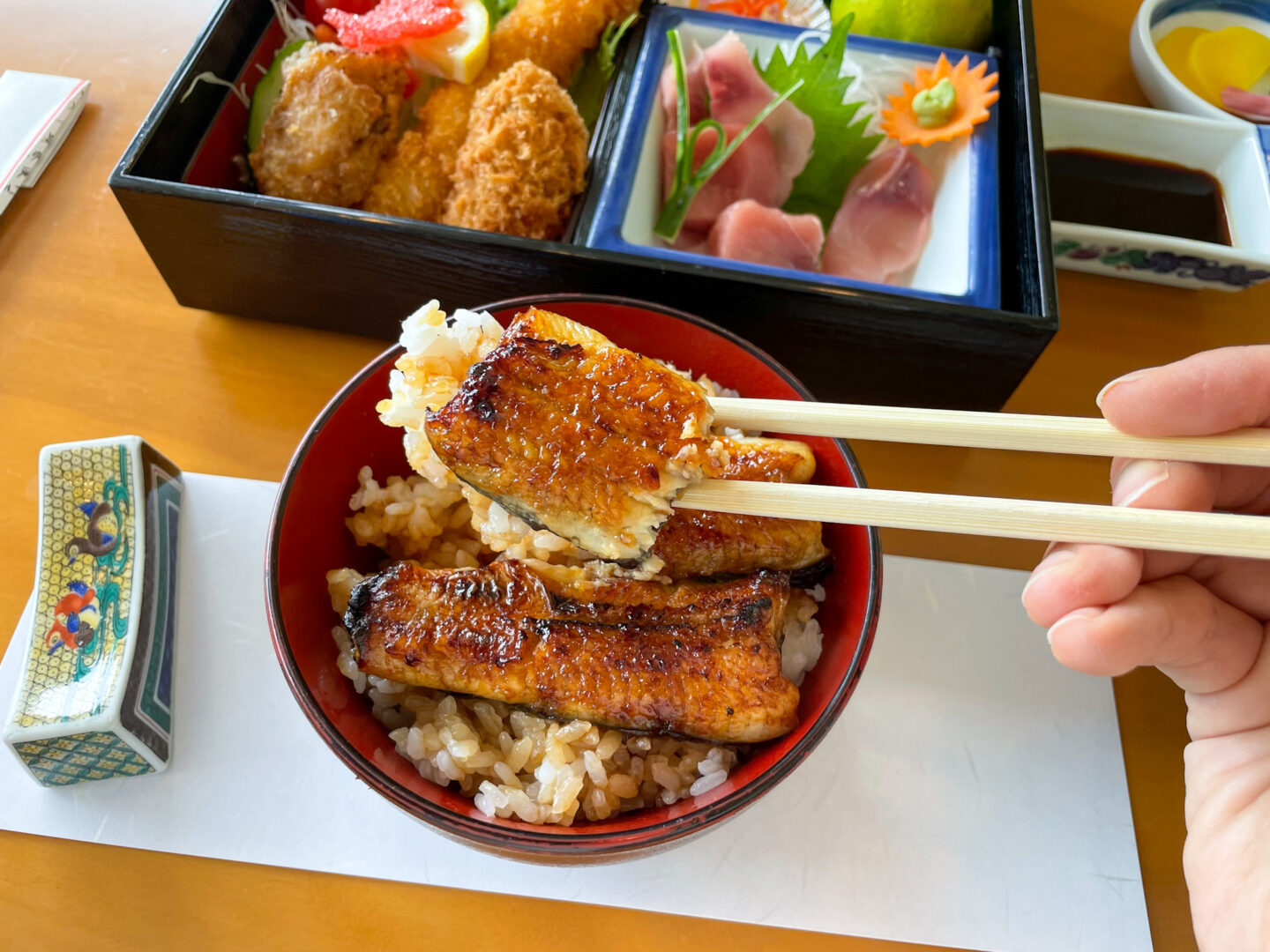 納涼亭_鰻のミニ丼セット